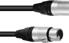 Cablu DMX PSSO DMX cable XLR 5pin 0,5m bk Neutrik