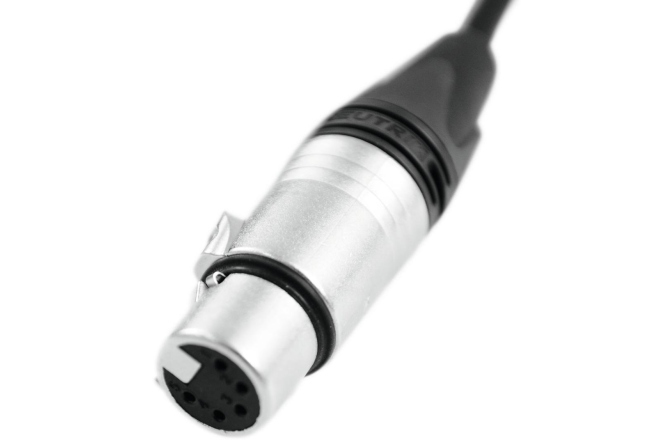 Cablu DMX PSSO DMX cable XLR 5pin 0,5m bk Neutrik