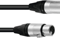 Cablu DMX PSSO DMX cable XLR 5pin 1.5m bk Neutrik
