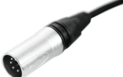 Cablu DMX PSSO DMX cable XLR 5pin 10m bk Neutrik