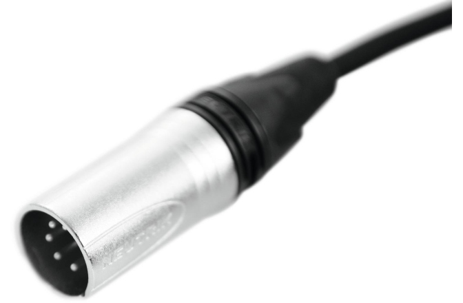 Cablu DMX PSSO DMX cable XLR 5pin 10m bk Neutrik