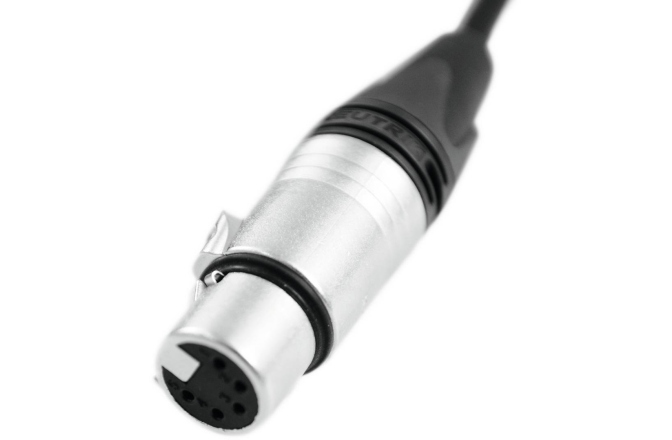 Cablu DMX PSSO DMX cable XLR 5pin 10m bk Neutrik