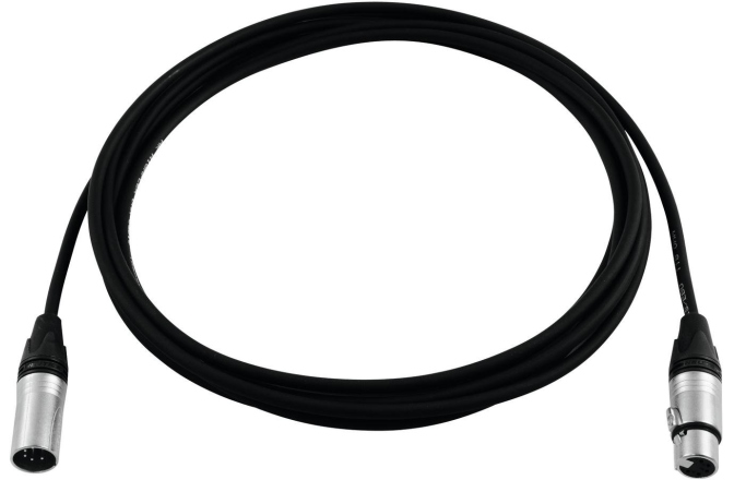 Cablu DMX PSSO DMX cable XLR 5pin 3m bk Neutrik