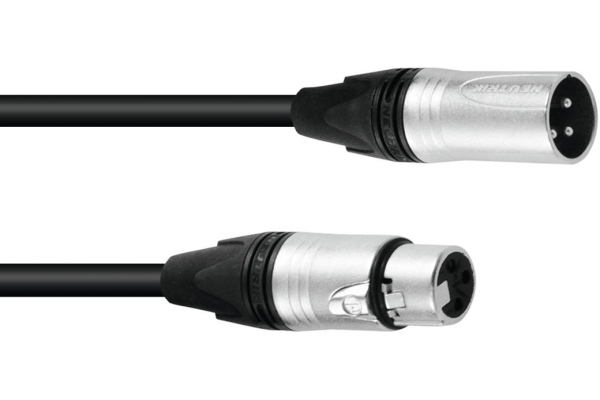 DMX XLR 3pin 10m bk Neutrik DMX XLR 3pin 10m bk Neutrik