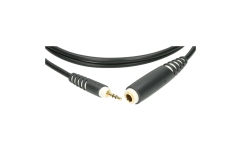 Cablu extensie audio Klotz lightweight headphone extension TRS 3.5 mm - TRS socket 6.3 mm - 3 m