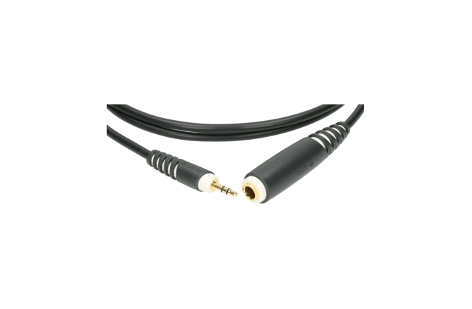 Cablu extensie audio Klotz lightweight headphone extension TRS 3.5 mm - TRS socket 6.3 mm - 3 m