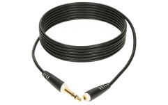 Cablu extensie audio Klotz lightweight headphone extension TRS 6.3 mm - TRS socket 3.5 mm - 6 m