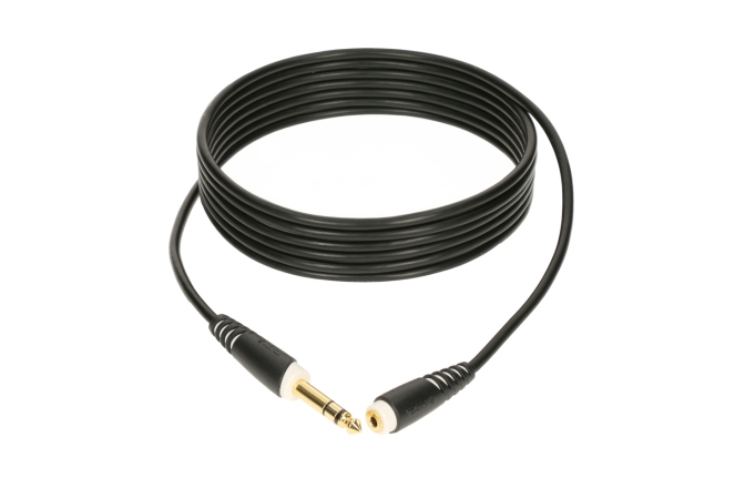 Cablu extensie audio Klotz lightweight headphone extension TRS 6.3 mm - TRS socket 3.5 mm - 6 m