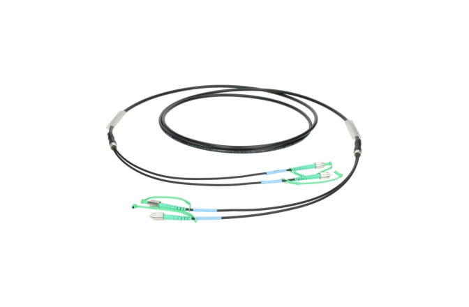 Cablu fibră optică OS2 Klotz 2x FC/APC to 2x FC/APC breakout patch cableFiberLink - single-mode OS2 - 10 m