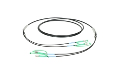 Cablu fibră optică OS2 Klotz 2x FC/APC to 2x FC/APC breakout patch cableFiberLink - single-mode OS2 - 30 m