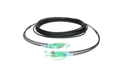 Cablu fibră optică profesional Klotz 4x FC/APC to 4x FC/APC breakout patch cableFiberLink - single-mode OS2 - 100 m