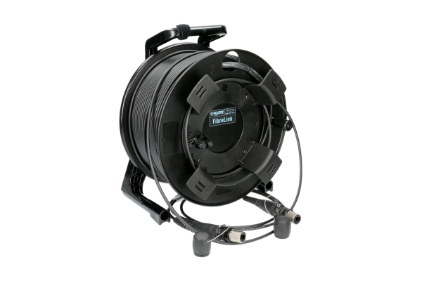 opticalCON QUAD connecting cable on cable drumFiberLink - multimode OM4 - 250 m - GT380