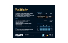 Cablu FunkMaster profesional Klotz FunkMaster high end guitar & bass cable - 4.5 m - straight - angled