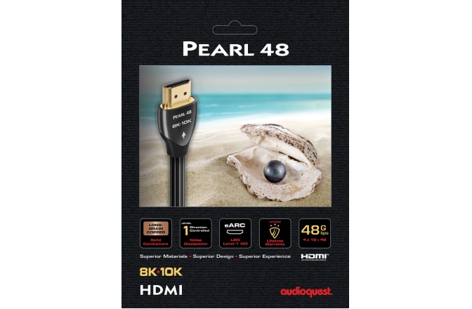 Cablu HDMI 2.1 8K-10K  Audioquest Pearl 48Gbps 5m HDMI 2.1 8K-10K 