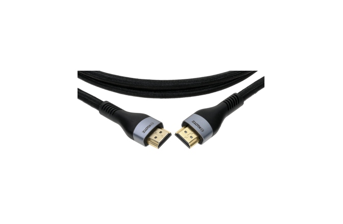 Cablu HDMI 2.1 Ultra Klotz HDMI 2.1 ultra high speed cable - UHD 8KHDMI-A plug with gold-plated contacts - box (1 cable) - 5 m