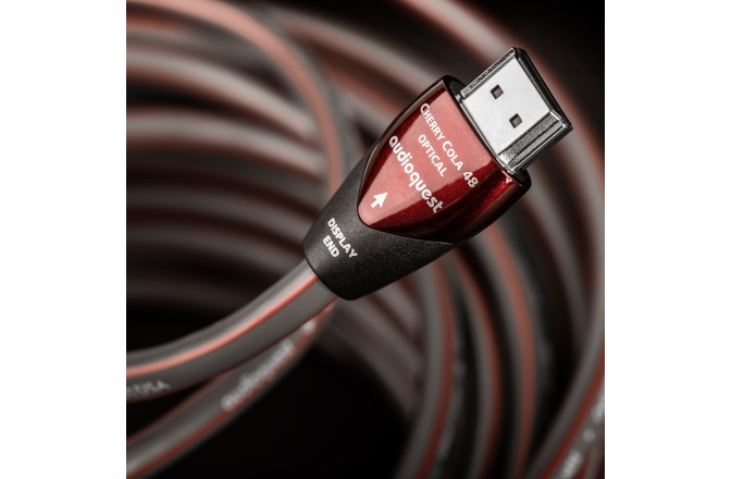 Cablu HDMI 48gbs, 8K-10K  Audioquest Cherry Cola 48 Hybrid Active Optical Cable (HAOC) 15m