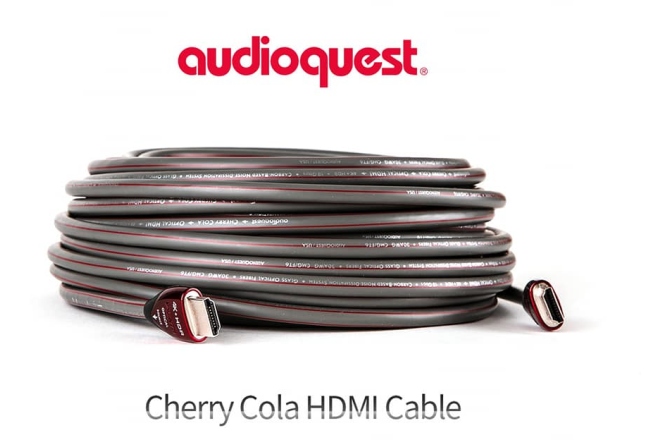 Cablu HDMI 4K  Audioquest Cherry Cola Hybrid Active Optical Cable (HAOC) 10m