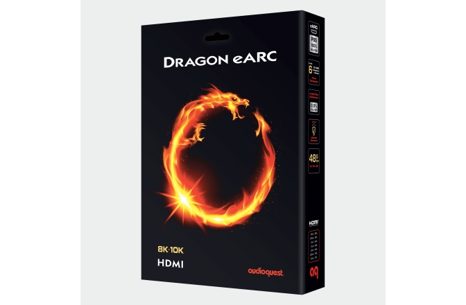 Cablu HDMI 8K-10K  Audioquest Dragon eARC Priority 48Gbps 2m