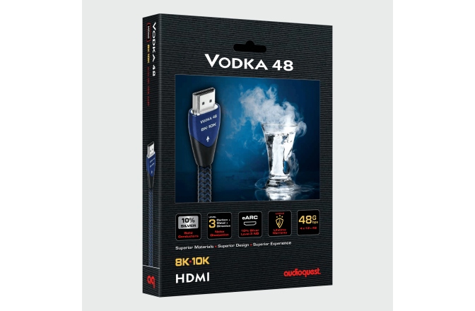 Cablu HDMI 8K-10K  Audioquest Vodka 48Gbps 1.5m HDMI 8K-10K 