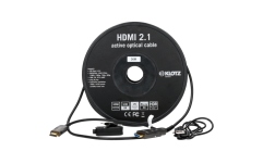 Cablu HDMI 8K  Klotz HDMI 2.1 AOC Link - active optical cable with detachable HDMI-A to HDMI-D adapter - 15 m