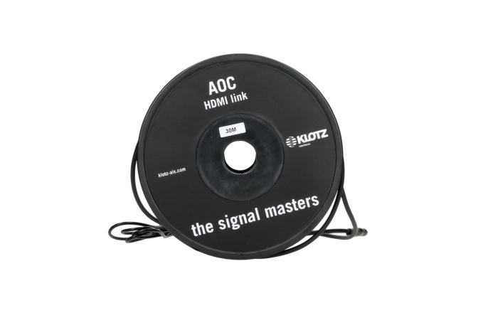 Cablu HDMI 8K
 Klotz HDMI 2.1 AOC Link - active optical cable with detachable HDMI-A to HDMI-D adapter - 30 m