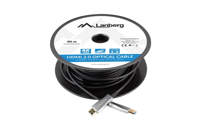 Cablu HDMI Lanberg Active Optical Cable HDMI 40m 4K