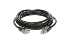 Cablu HDMI unghiular Klotz HDMI high speed with Ethernet cableHDMI plugs, straight - angled - 1 m