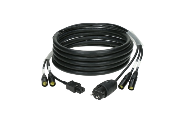 CAT7 & power 3G1.5 hybrid cable2x etherCON + Schuko => IEC - 10 A - 50 m CAT7 & power 3G1.5 hybrid cable2x etherCON + Schuko => IEC - 10 A - 50 m