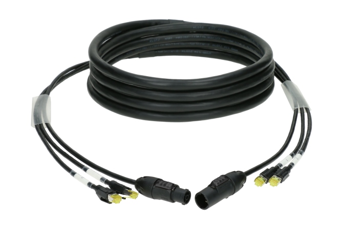 Cablu hibrid alimentare date Klotz CAT7 & power 3G1.5 hybrid cable2x RJ45 + powerCON TRUE1 - 10 A - 40 m
