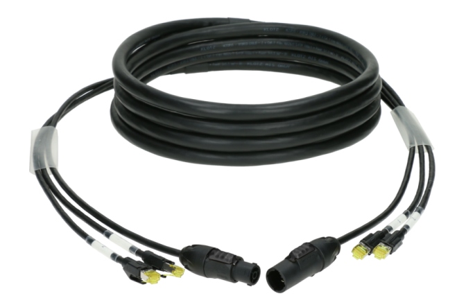 Cablu hibrid alimentare date Klotz CAT7 & power 3G1.5 hybrid cable2x RJ45 + powerCON TRUE1 - 16 A - 30 m