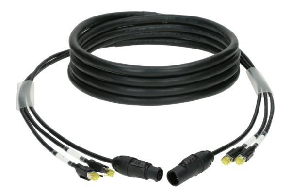 CAT7 & power 3G1.5 hybrid cable2x RJ45 + powerCON TRUE1 - 16 A - 5 m CAT7 & power 3G1.5 hybrid cable2x RJ45 + powerCON TRUE1 - 16 A - 5 m