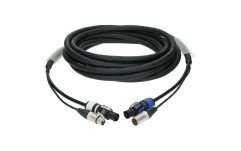 Cablu hibrid audio alimentare Klotz audio & power 3G1.5 hybrid cableXLR 3p + powerCON - 15 m