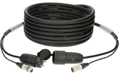 Cablu hibrid audio alimentare Klotz audio & power 3G2.5 hybrid cableXLR 3p + Schuko - 30 m