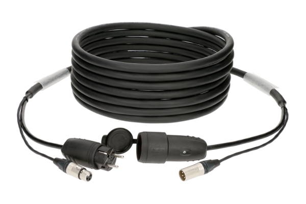 audio & power 3G2.5 hybrid cableXLR 3p + Schuko - 30 m audio & power 3G2.5 hybrid cableXLR 3p + Schuko - 30 m