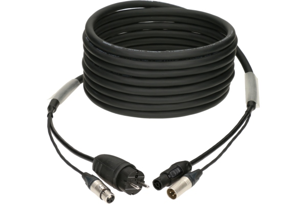 audio & power 3G2.5 hybrid cableXLR 3p + Schuko => powerCON TRUE1 - 10 m audio & power 3G2.5 hybrid cableXLR 3p + Schuko => powerCON TRUE1 - 10 m