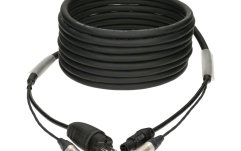 Cablu hibrid audio alimentare Klotz audio & power 3G2.5 hybrid cableXLR 3p + Schuko => powerCON TRUE1 - 40 m