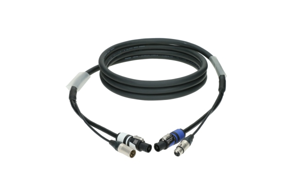 DMX & power 3G2.5 hybrid cableXLR 3p + powerCON - 10 m DMX & power 3G2.5 hybrid cableXLR 3p + powerCON - 10 m