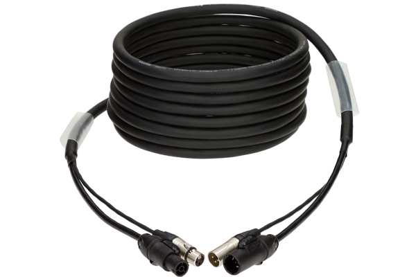 DMX & power 3G2.5 hybrid cableXLR 3p + powerCON TRUE1 - 50 m DMX & power 3G2.5 hybrid cableXLR 3p + powerCON TRUE1 - 50 m