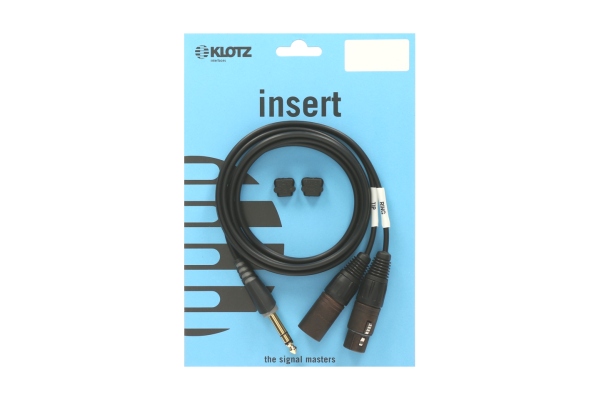 Y cable - lightweight - insertTRS 6.3 mm - 2x XLR 3p F/M - 1 m Y cable - lightweight - insertTRS 6.3 mm - 2x XLR 3p F/M - 1 m