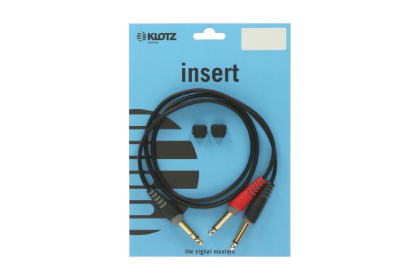 Y cable - lightweight - insertTRS 6.3 mm - 2x TS 6.3 mm - 6 m Y cable - lightweight - insertTRS 6.3 mm - 2x TS 6.3 mm - 6 m