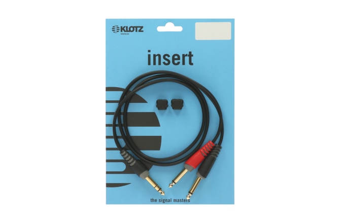 Cablu insert nebalansat Klotz Y cable - lightweight - insertTRS 6.3 mm - 2x TS 6.3 mm - 6 m