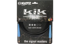 Cablu instrument 
 Klotz pro instrument cable with colored sleeves - 3 m - mountain blue