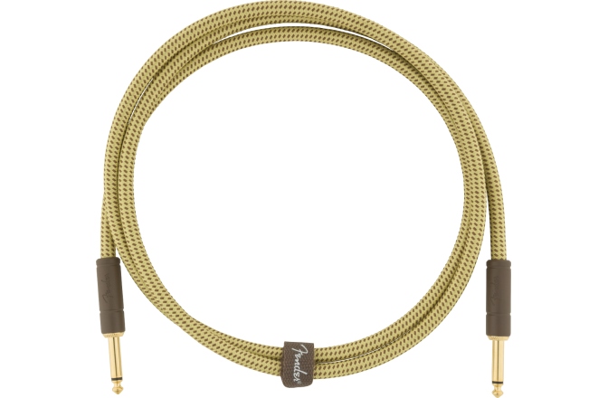 Cablu instrument Fender Deluxe Instruments Cable, Straight/Straight, 1.5m, Tweed