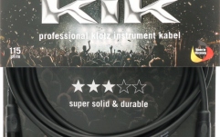 Cablu instrument fiabil Klotz pro instrument cable with metal jack by KLOTZ - 6 m - black - angled - angled