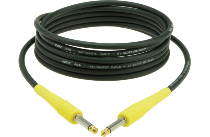 Cablu instrument flexibil Klotz pro instrument cablewith colored sleeves - 4.5 m - lumi yellow