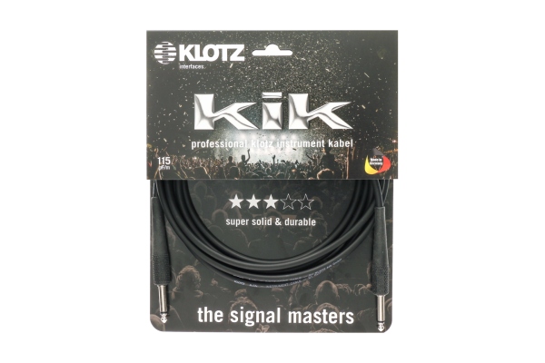 pro instrument cable„our best selling" - 6 m - black pro instrument cable„our best selling" - 6 m - black