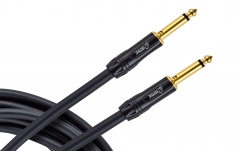 Cablu Instrument Ortega MUTEplug instrument cable 1/4" (6,3mm) straight/straight - black pvc 6m/0,75q