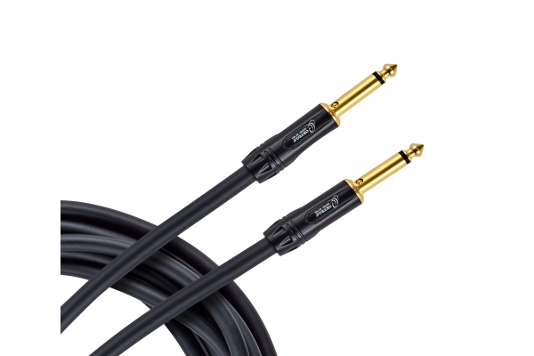 MUTEplug instrument cable 1/4" (6,3mm) straight/straight - black pvc 6m/0,75q
