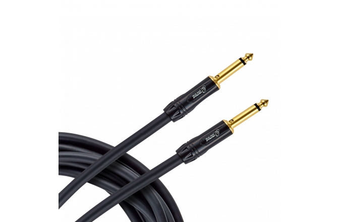 Cablu Instrument Ortega MUTEplug instrument cable 1/4" (6,3mm) straight/straight - black pvc 9m/0,75q