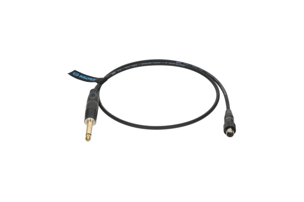 premium instrument cable for bodypack transmitters by ShureTQG (mini XLR 4p) - jack mono, gold plated - jack straight - TQG locking premium instrument cable for bodypack transmitters by ShureTQG (mini XLR 4p) - jack mono, gold plated - jack straight - TQG locking